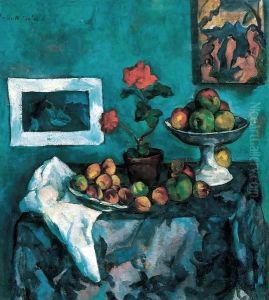 Fruit Still life in Atelier by Tibor Duray
