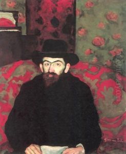 Portrait of Sandor Ziffer 1908 by Tibor Duray