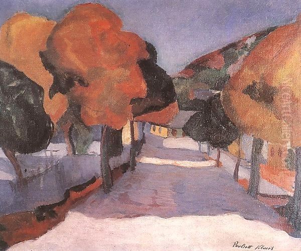 Street at Nagybanya 1907 - view 1