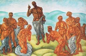 Sermon on the Mountain 1911 by Bela Onodi