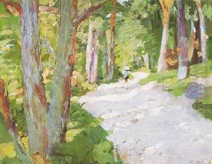 Walking Through the Forest 1905 by Bela Onodi