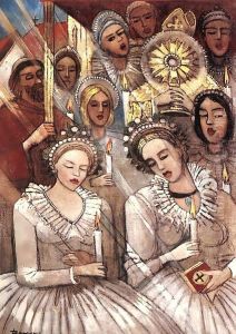 Choir 1943 by Jean Master Of Moulins Hey