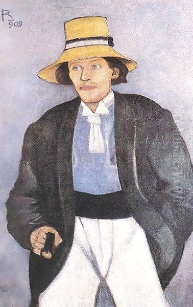 Portrait of Dezso Rozsaffy 1909 - view 1