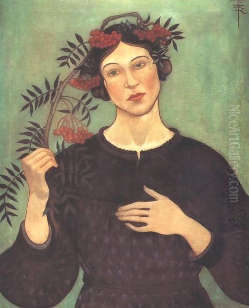 Portrait of the Artist's Wife 1910 - view 1
