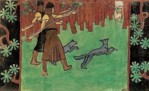 The Legend of the Wondrous Hunt 1910 by Jean Master Of Moulins Hey