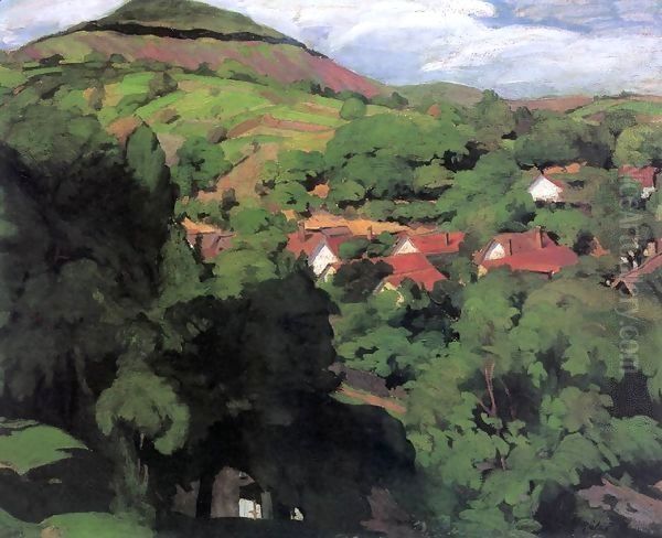 Landscape at Nagybanya 1900 - view 1