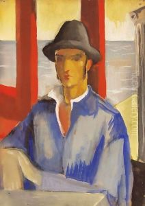 Self portrait with Window 1936