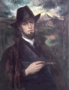 Self-portrait in Black Hat c 1926