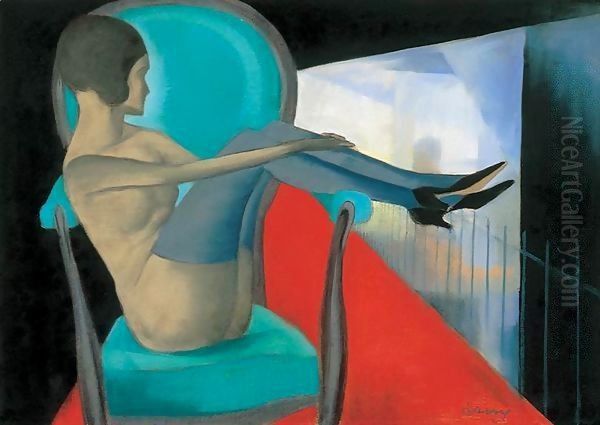 Woman in an Armchair 1920s - view 1