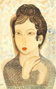 Portrait of a Woman with Black Hair 1938 Portrait of a Woman with Black Hair 1938