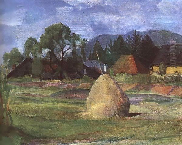 Landscape at Nagybanya c 1930 - view 1