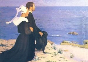 At the Seashore in Britanny 1898 by Kann Gyula Kosztolanyi
