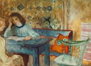 Girlfriends 1943 by Istvan Desi-Huber