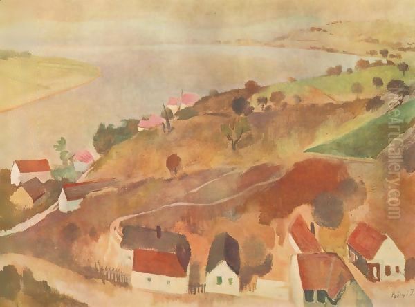 Landscape at Zebegeny 1935 36 - view 1