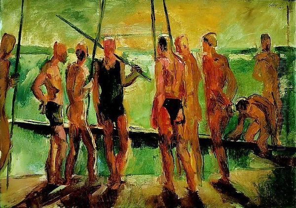 Rowers (Sketch) 1927 - view 1
