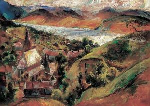 Zebegeny c 1926 by Istvan Desi-Huber