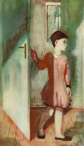 Zsuzsa at the Door 1931 Zsuzsa at the Door 1931
