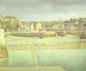Port En Bese In Lavant Port Maree Basse 1888