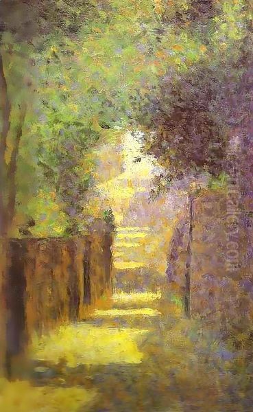 Saint Vincent Street Montmartre Spring 1884 - view 1