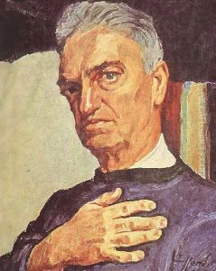 Self-portrait 1947 by Robert King