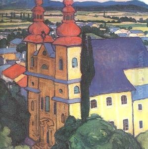 View from the Stephen Tower 1908 by Robert King