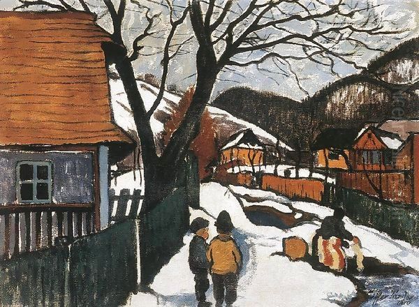 Village at Winter 1910 - view 1