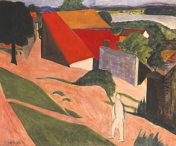 Detail of Szentendre c 1930 - view 1