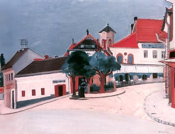 Erzsebet Square at Szentendre 1929 - view 1