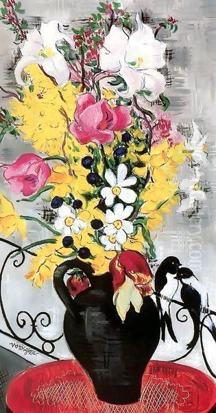Flower Still life with Swallowsc 1932 - view 1