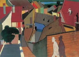 Roofs at Szentendre 1930s by George Loftus Noyes
