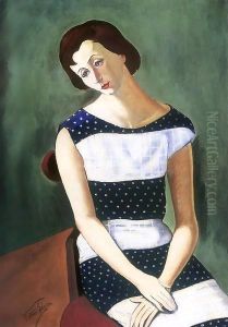 Seated Womanc 1930 by George Loftus Noyes