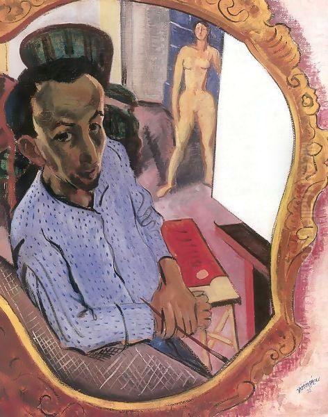 Self portrait in a Mirror 1933 - view 1