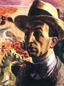 Self-portrait 1939 by George Loftus Noyes