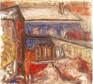 Houses and People by Karl Briullov