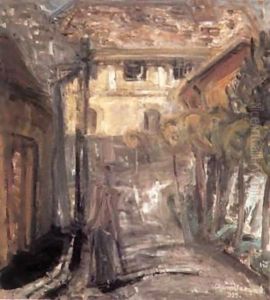Houses with Crippled Man 1939 by Karl Briullov