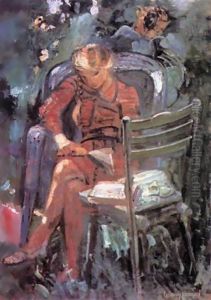 Reading Girl 1953 by Karl Briullov