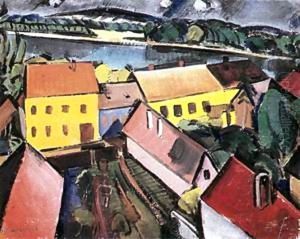 View towards the Danube 1933 View towards the Danube 1933
