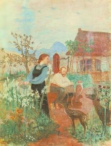 Our Garden 1902 by Robert Bereny