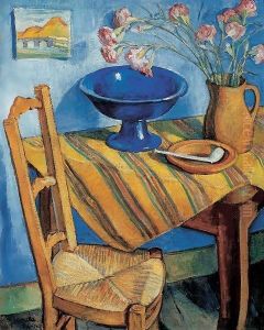 Corner of the Atelier with Bass-mat Chair 1925 by Valer Ferenczy