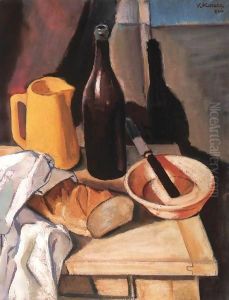 Still life with Jug 1926 by Valer Ferenczy