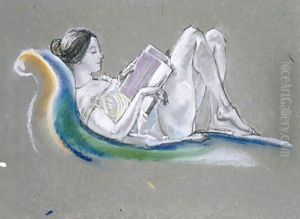 Reclining Woman 1913 by Arthur Bowen Davies
