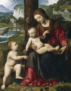 Madonna with Child and Young St John c 1515