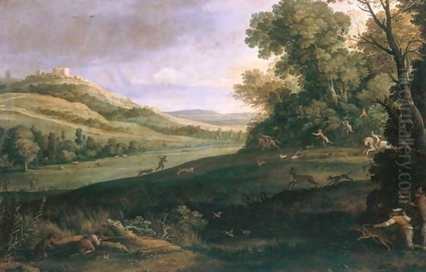 Landscape with Rabbit Hunt - view 1