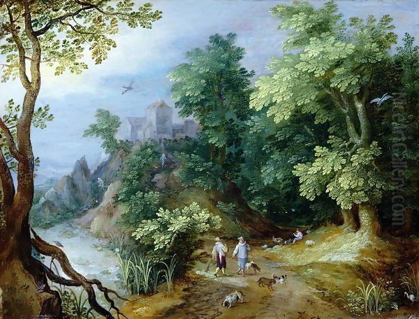 Landscape with Sportsmen and Dogs - view 1