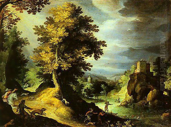 The Stag Hunt - view 1