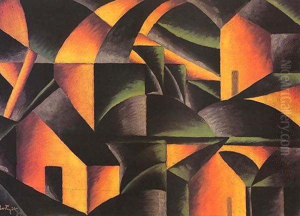 Yellow Green Landscape 1919 - view 1