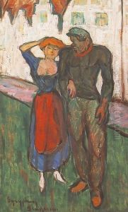 Lovers 1911 by Jeno Gadanyi