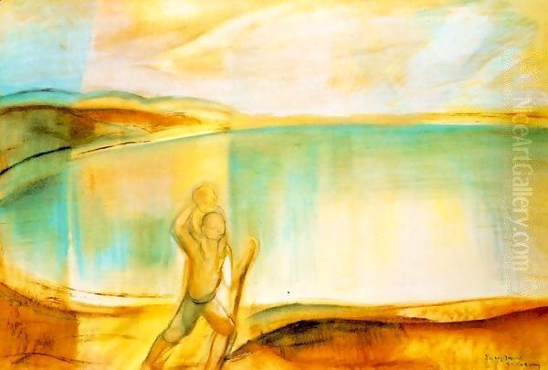 St Christopher at the Lake Balaton 1927 - view 1