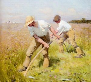 The Mowers by Sandor Nagy
