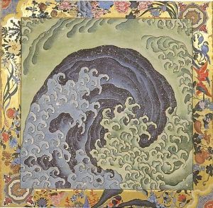 Feminine Waves (Menami) by Katsushika Hokusai